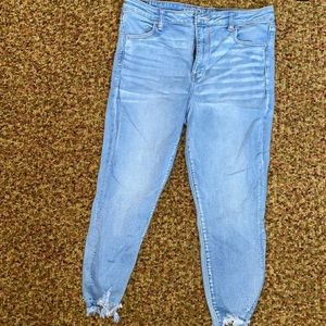 AE High Rise Crop Jeans